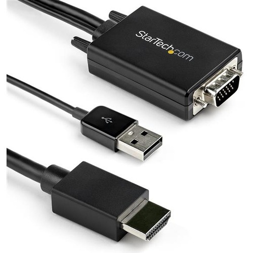 Picture of StarTech.com 2m VGA to HDMI Adapter Cable - USB Powered - 1080p